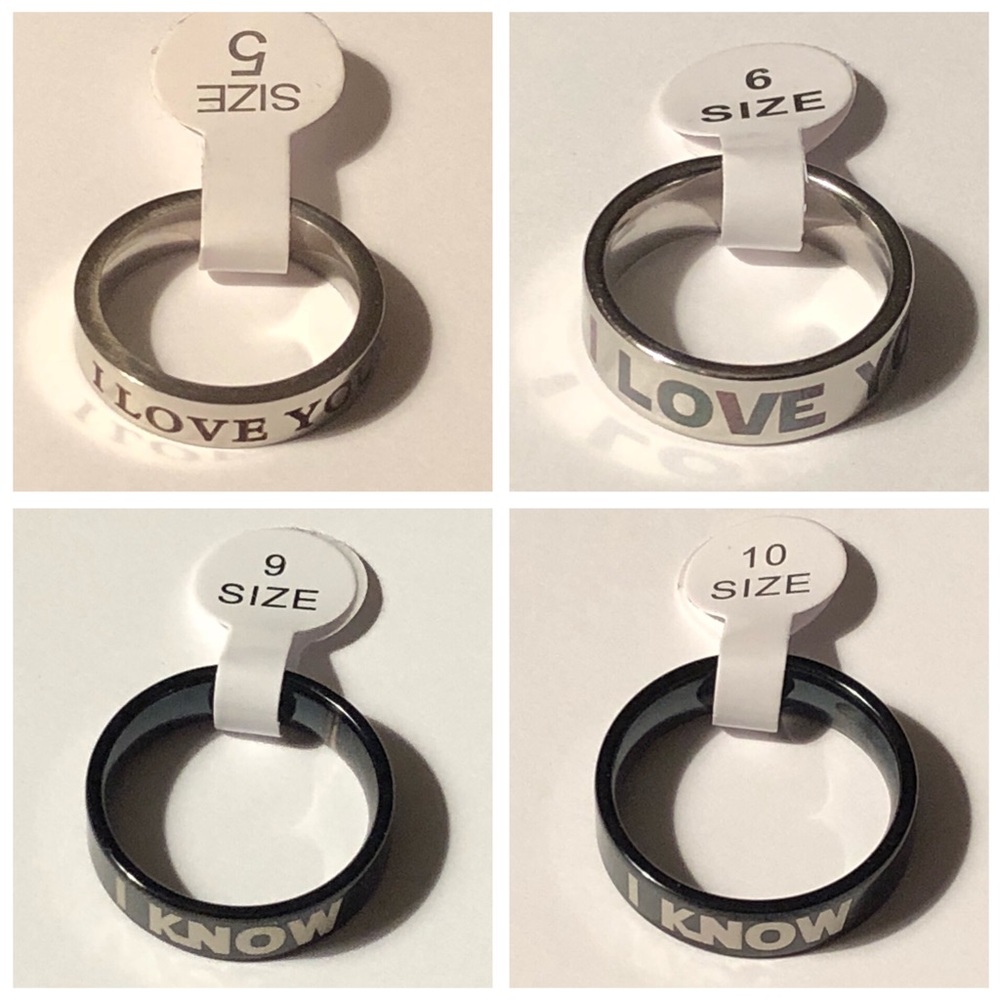 Star Wars: I Love You ~ I Know Couples Rings